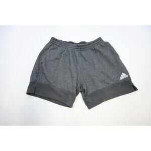 Adidas Gym Shorts Cotton Blend Jogger Athletic W/Pockets 7" INS Mens Size Large